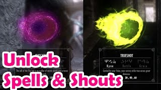 Skyrim: Unlock Spells & Shouts (Console Commands)