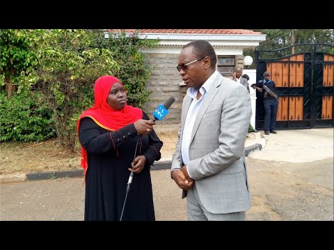 Mourners have continued flocking at the late Joseph Nkaissery's home in Karen