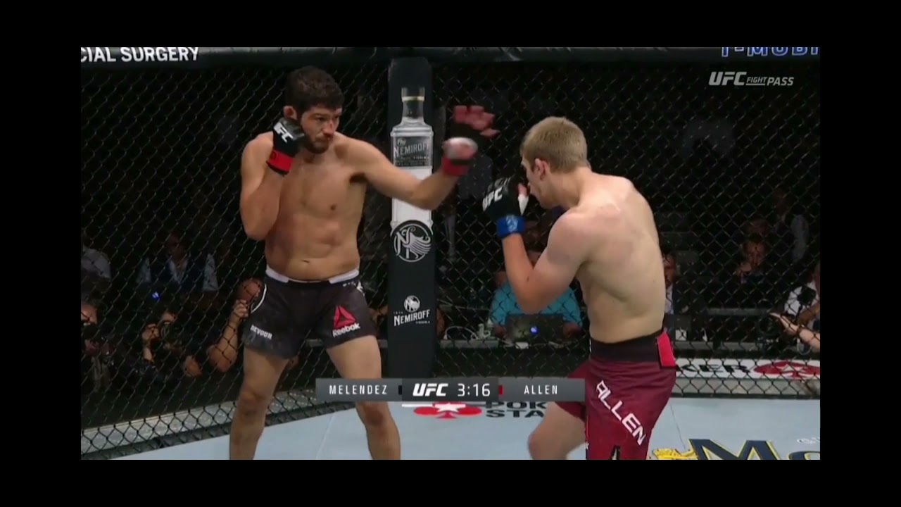 Arnold Allen Vs Gilbert Melendez Slow Mo Highlights