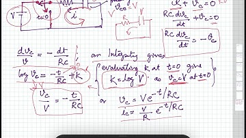 EO101: Lecture 7 part 3 RC discharging circuit transient analysis