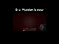 Is it easy? #warden #minecraft #mace