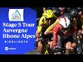 DOUBTERS SILENCED! 🤫 | 2026 Stage 5 Tour Auvergne Rhone Alpes Race Highlights | TNT Sports Cycling
