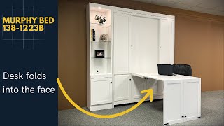 Murphy bed with hidden desk 1381223b