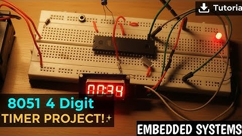 8051 Interfacing With Seven Segment Display | Led Interfacing