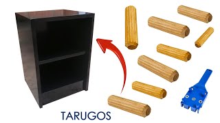 TARUGOS DE MADERA  Armar Mueble SIN Herramientas SOFISTICADAS  Muy Sencillo  Luis Lovon