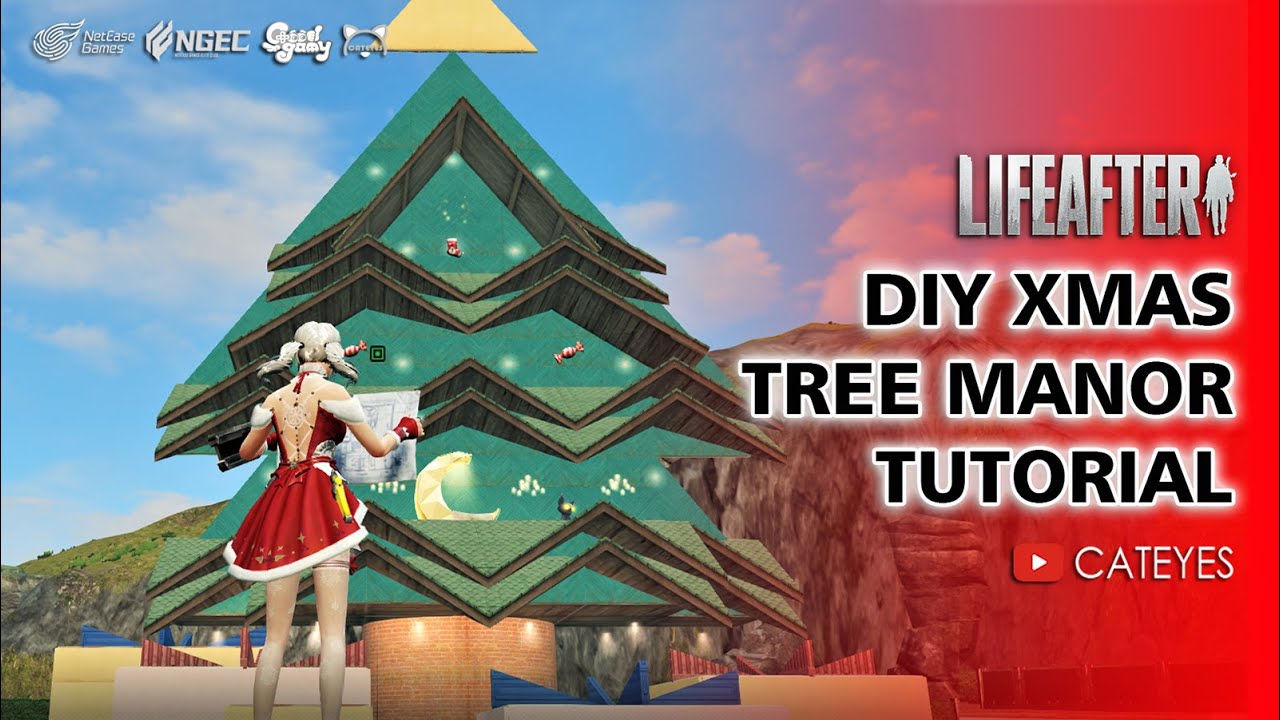 [Guider of Dawn] LifeAfter - 🎄DIY Christmas Tree Manor Design - How to build it without Formula?😺
