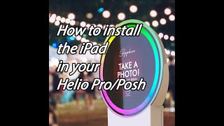 How to install your ipad in your ATA Helio Pro or Posh