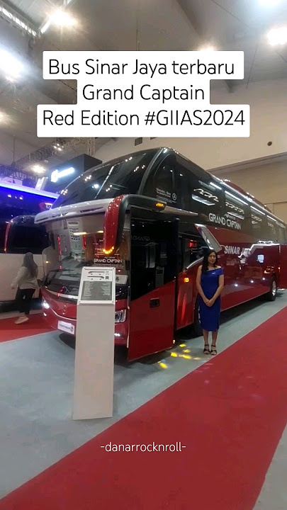 Yang Ini Beda‼️ Bus Sinar Jaya Terbaru, Warnanya Merahh Menyala 🔥 #shorts #sinarjaya #giias2024