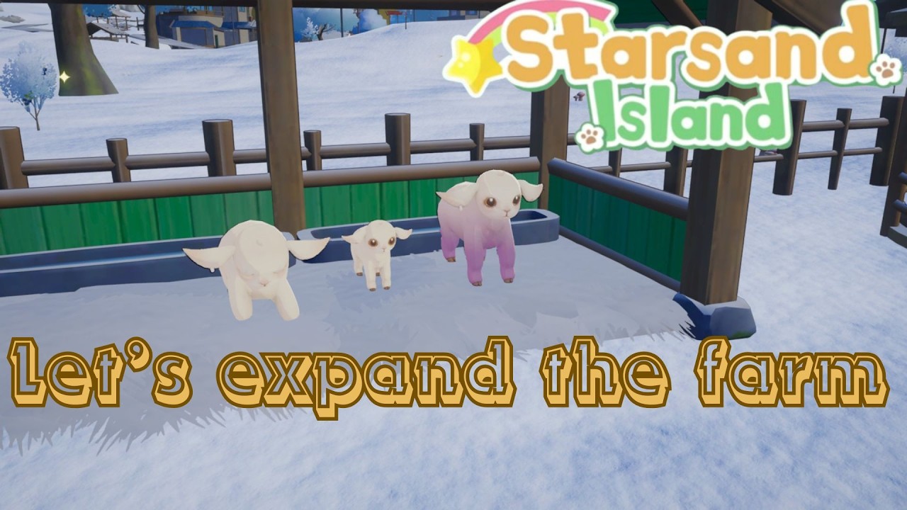🔴 Starsand Island | Let's Expand and Decorate the Farm More