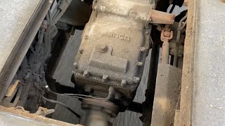 Pohled Na Převodovku Praga 5P 115 Autobusu Karosa B932.1676 S Motorem Liaz M1.2C Ml 636 E