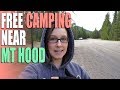 FREE Camping Near Mt Hood - Trillium Lake Airstrip - Campground Review