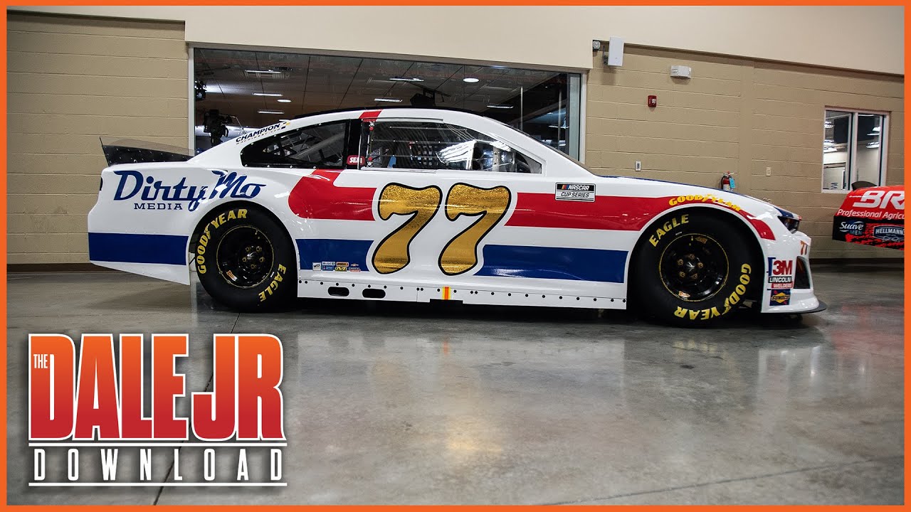 Dale Jr. Download: Introducing #77 Dirty Mo Media Throwback Car - YouTube