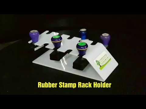 Rubber Stamp Rack Holder 