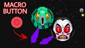 MACRO BUTTON + SOLO TAKEOVER (AGAR.IO MOBILE)