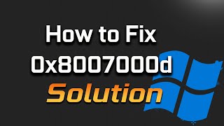 How to Fix Windows Update Error Code 0x8007000d in Windows 11 [4 Solutions]