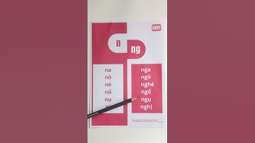 Minimal pair "N &NG" in Vietnamese #svff #svffvn #learnvietnamese #hoctiengviet