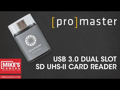UHS-II USB 3.0 Dual Slot Micro SD and SD Card Reader