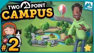 👩‍🎓 Two Point Campus #2  - Virtual Normality (Freshleigh Meadows ⭐)  [Press Build]
