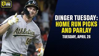 Dinger Tuesday Home Run Picks Parlay on April 28 Nick Kurtz Shea Langeliers Juan Soto