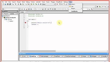CodeBlocks - 4 - Debug với breakpoint