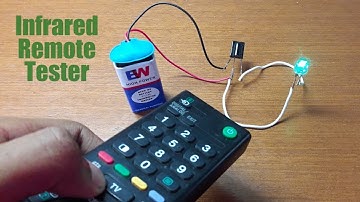 How to make an "IR Remote Tester" using IR Receiver Diode - TSOP1738 [Easy]
