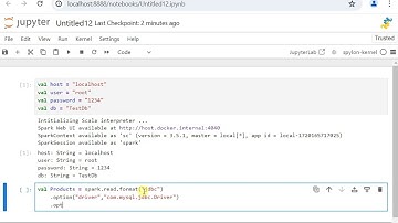 Scala: Apache Spark and MySQL/MariaDB Integration Tutorial in Jupyter Notebook