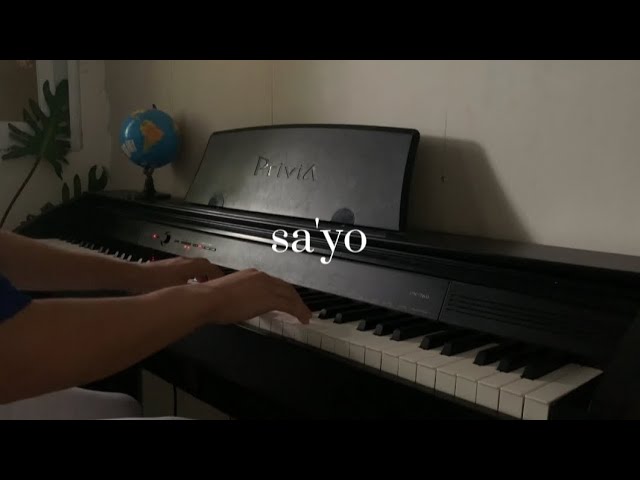 sa'yo- munimuni- piano cover