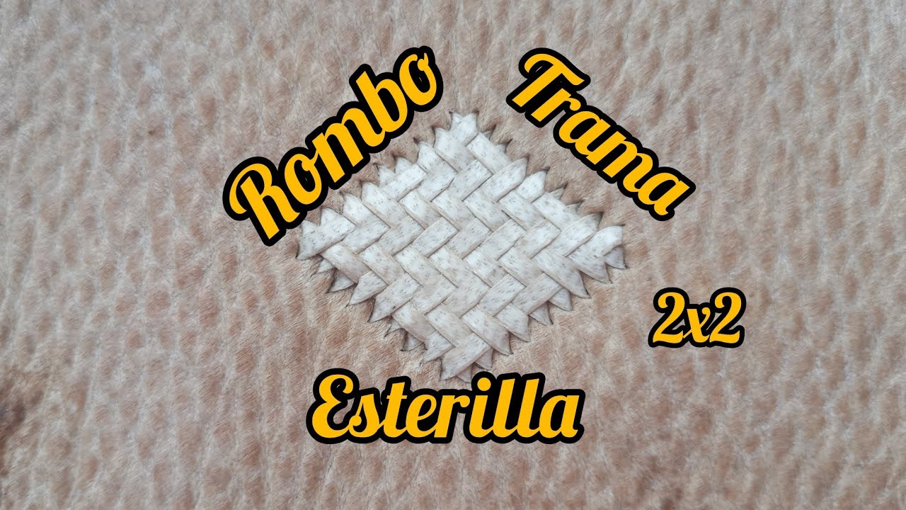 Rombo Trama Esterilla 2x2
