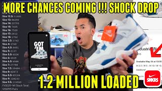 MORE CHANCES COMING !!! SHOCK DROP JORDAN 4 MILITARY BLUE OVER 1.2 MILLION STOCK LOADED ON SNKR APP