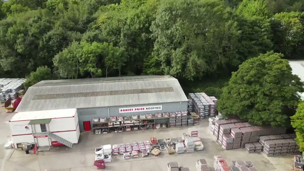 Aerial Drone Footage Cwmbran Roofing Robert Price Roofing YouTube