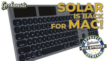 Macally Wireless Solar Keyboard for Mac Review