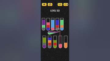Water Sort Puzzle Level 122 Walkthrough