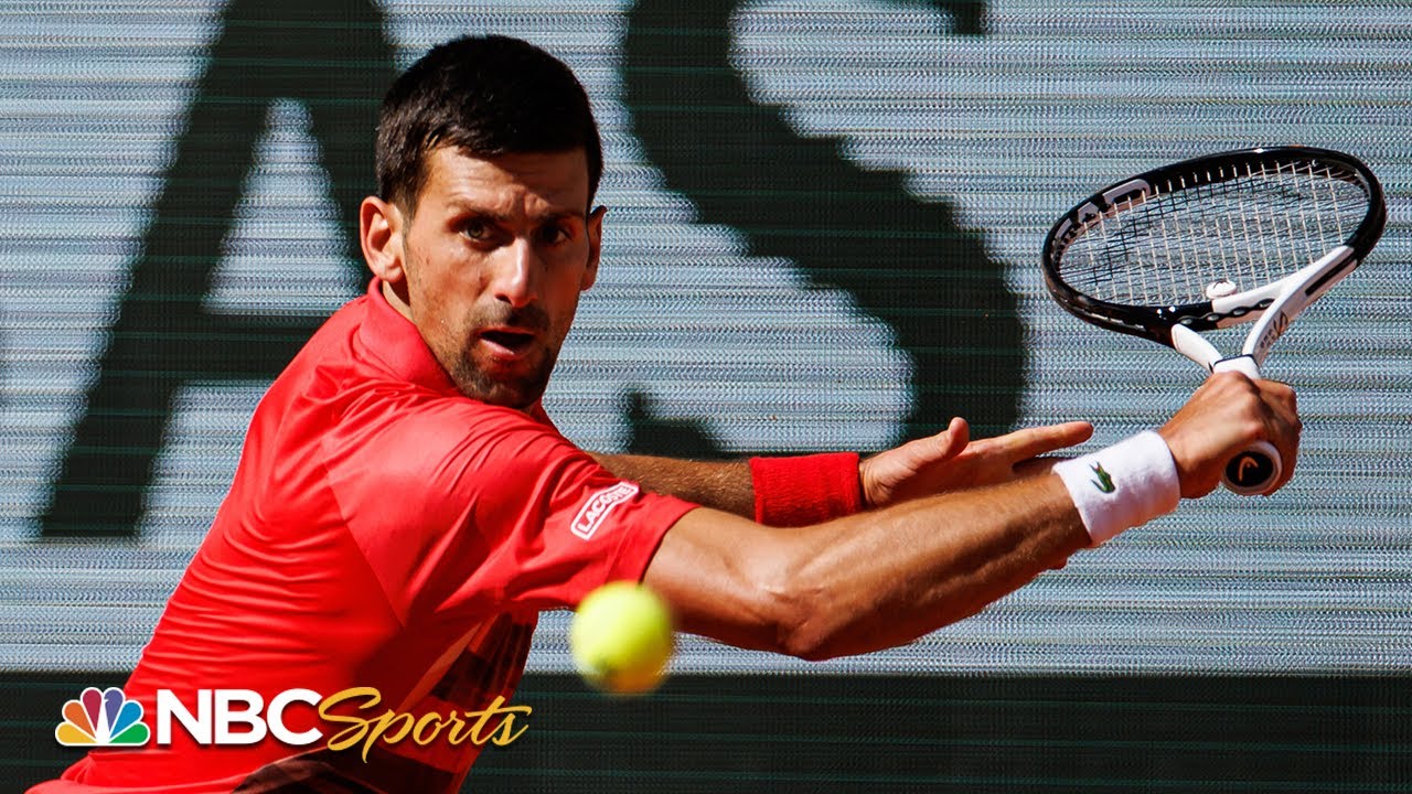 French Open Round 3 Novak Djokovic vs