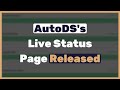 The 99 98 Of AutoDS Explanation LIVE Status Page Released 