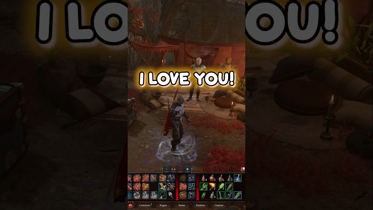 professing our love to our companions #baldursgate3