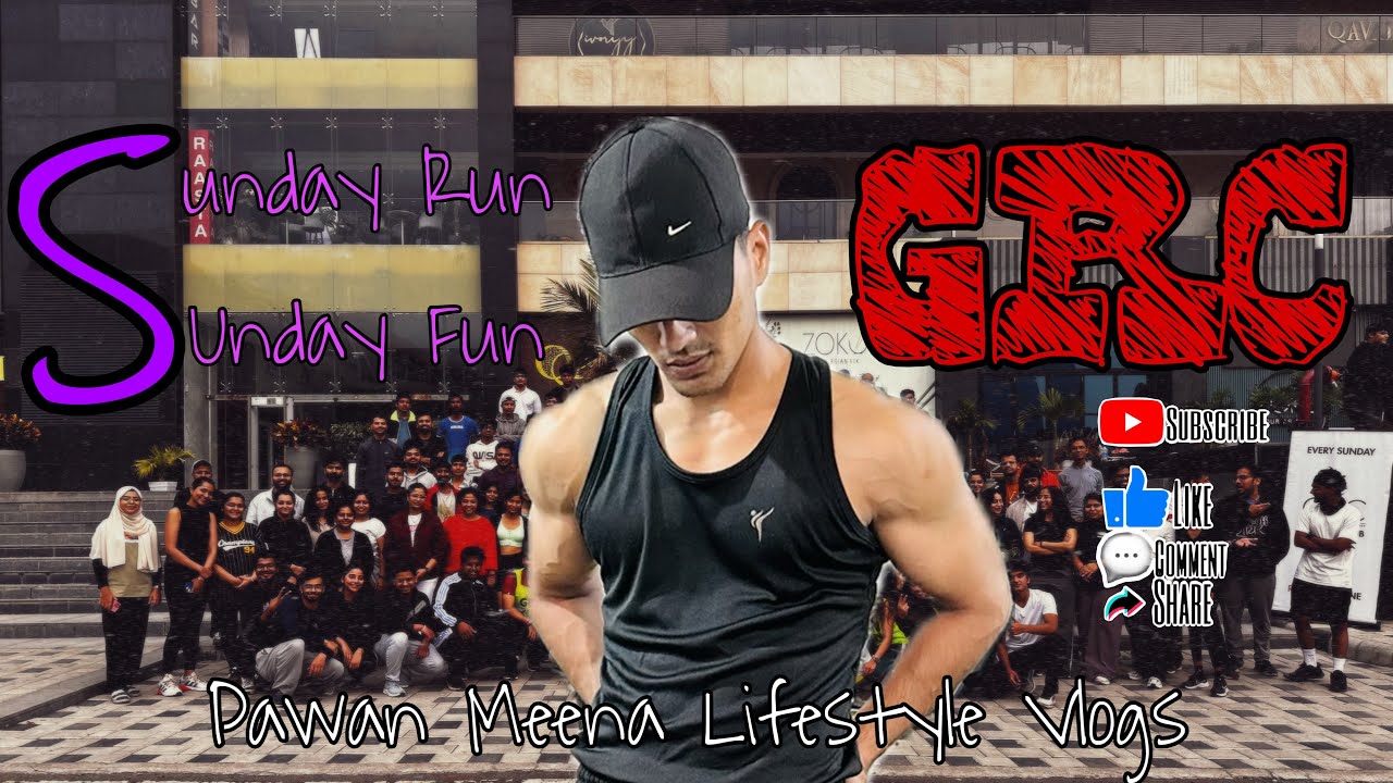 Sunday Run Sunday Fun With GRC 🫶🫂 ￼#pawanmeena #bhopalvlogers #vlog 