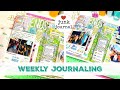 WEEKLY JOURNALING | January Junk Journal | Real Time Journaling