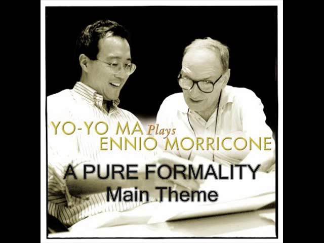 Morricone - Une Pure formalité-BO film de G. Tornatore : Yo-Yo Ma / Roma Sinfonietta orch. / Morricone