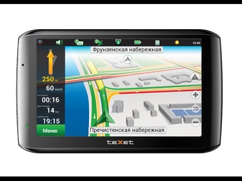 GPS Навигатор teXet TN-610 Voice HD комплектация, обновление Navitel
