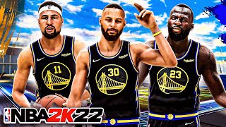 STEPH CURRY, KLAY THOMPSON and DRAYMOND GREEN ARE BACK TOGETHER in NBA 2K22