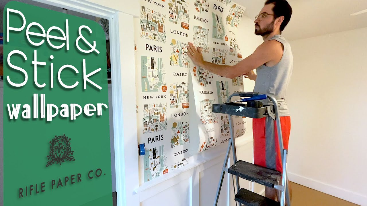 Peel & Stick Wallpaper | Kid's Room Reno part 5