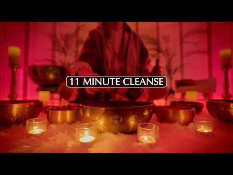 **QUICK** Mental Clarity Sound Bath (11 Minute Cleanse)