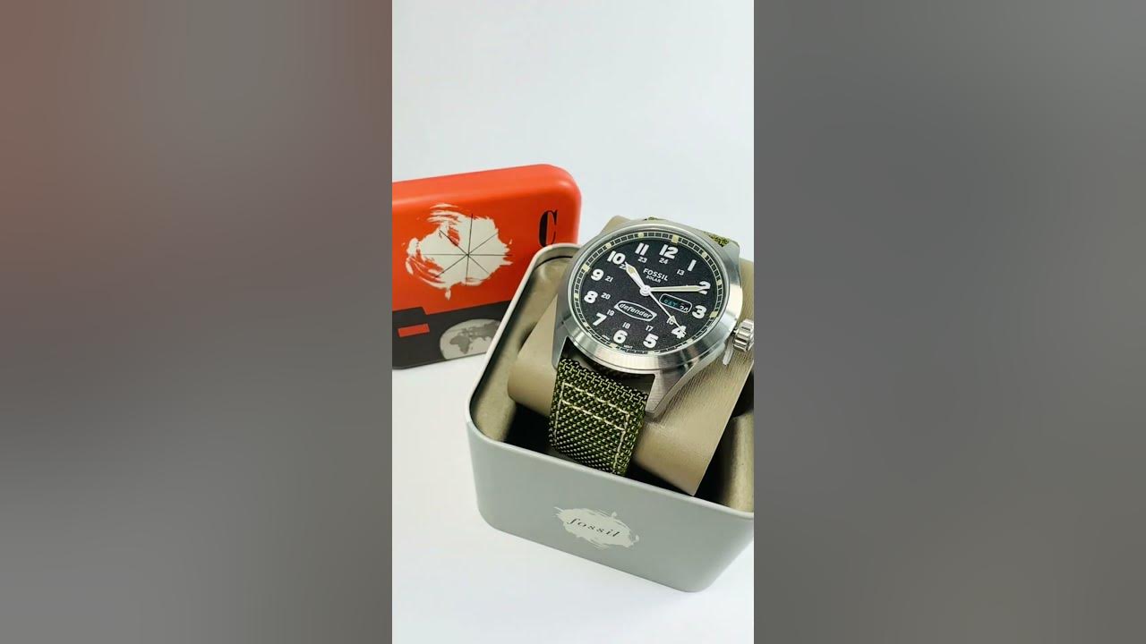 Fossil Defender: FS5977 - YouTube | Solaruhren