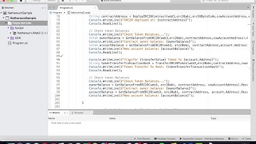 4 - Nethereum - Deploying  and interacting with an ERC20 contract in a local rsk node (regtest)