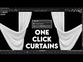 Make Procedural Curtains in Blender with One Click!