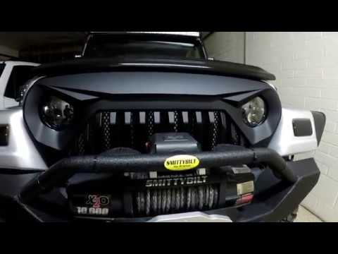 Jeep Wrangler TJ Gladiator Grill Install [HD] - 1080p - YouTube