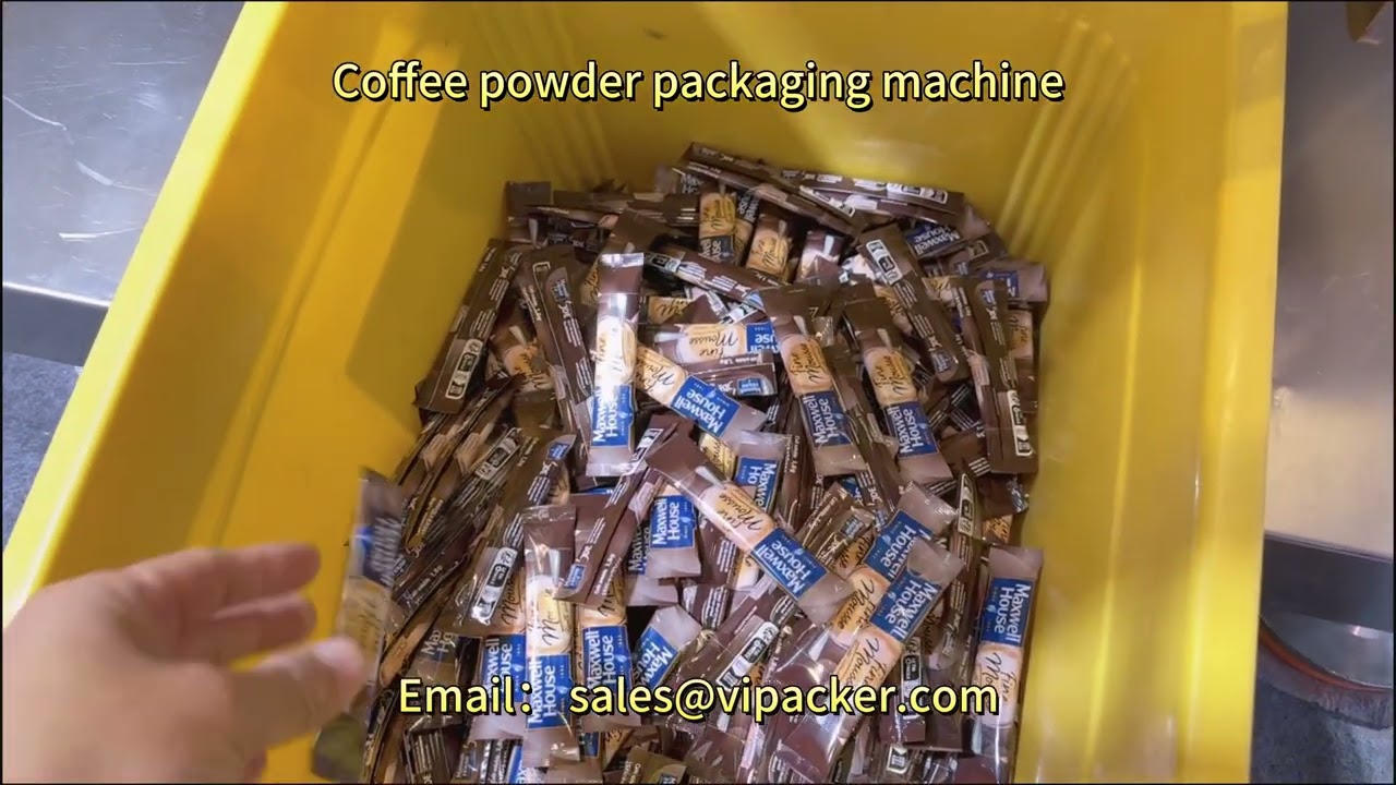 instant coffee powder stick packing machine for Spanish coffee 