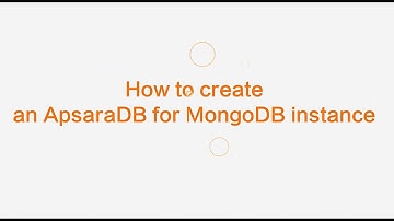Demo | How to Create ApsaraDB for MongoDB Instances