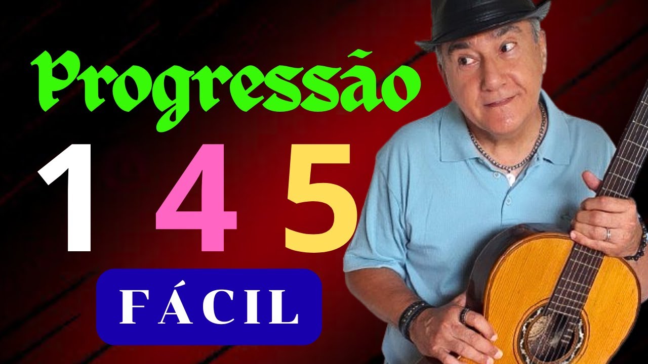 Aula de Violão iniciantes (progressão 145) (270)