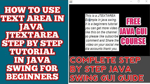 JAVA TEXTAREA | TEXTAREA IN JAVA NETBEANS  | TEXTAREA IN JAVA SWING